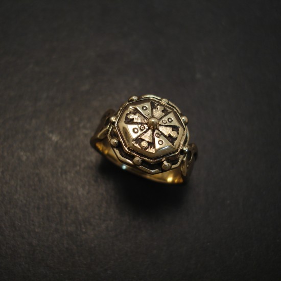 Ethiopian Cross Gold Ring