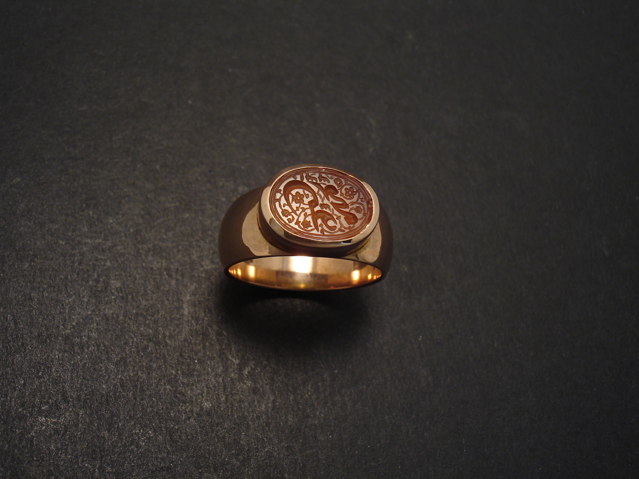 Antique seal online ring