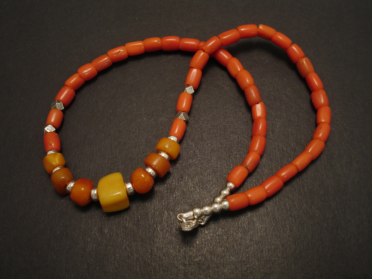 Tibetan amber sale necklace