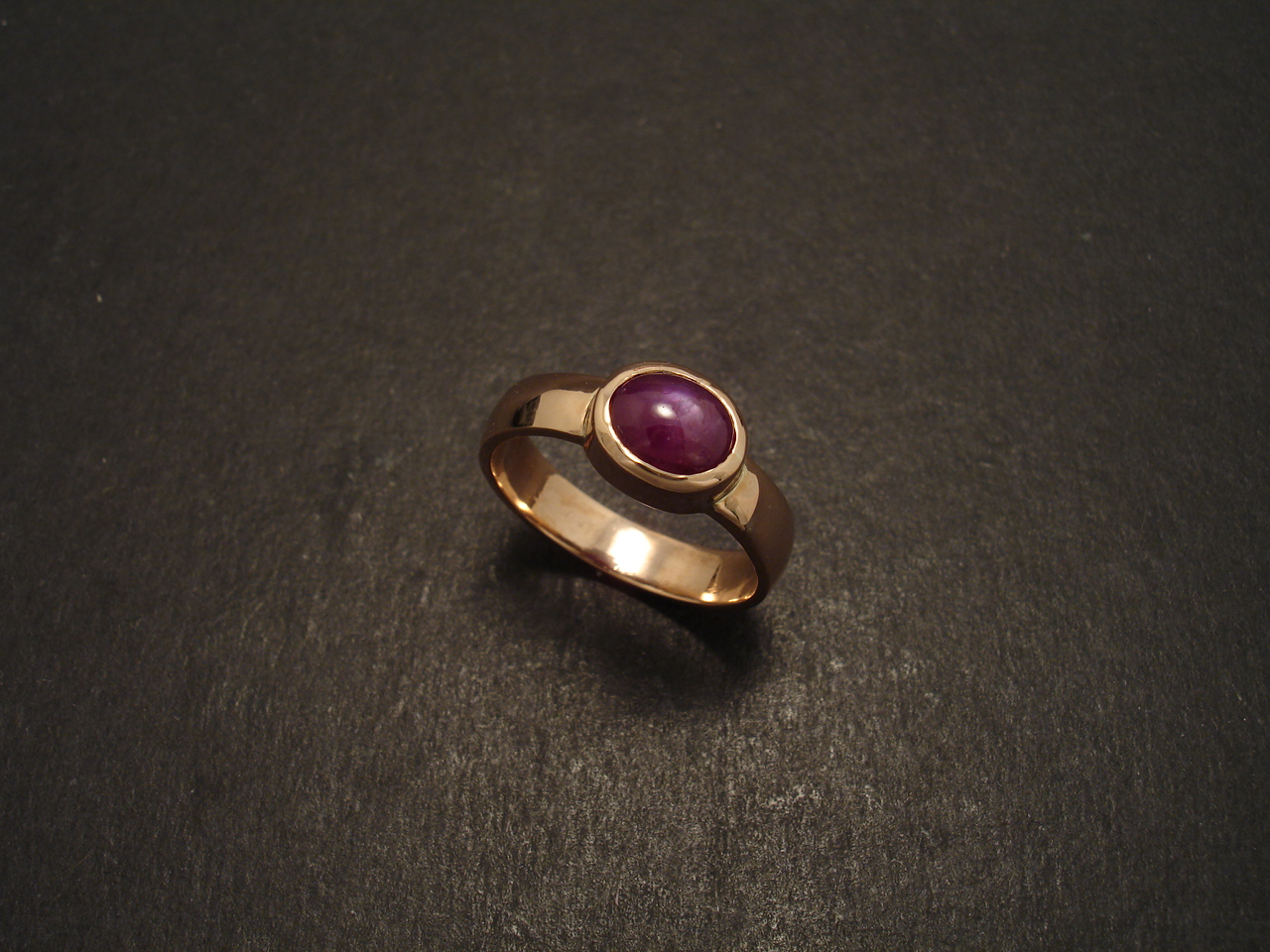 South Indian Star Ruby, Rose Gold Ring - Christopher William Sydney ...