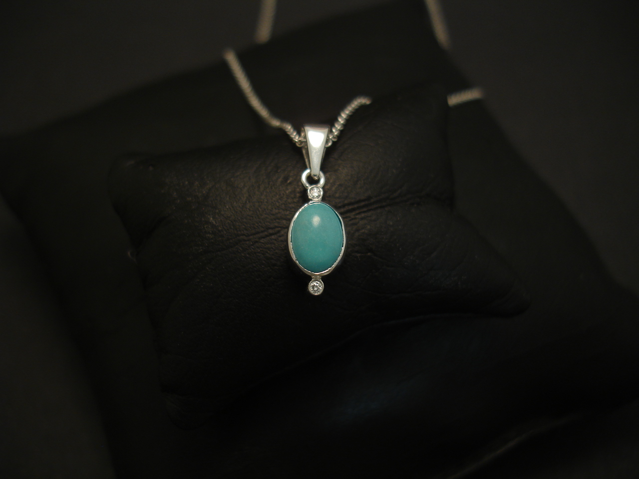 turquoise blue pendant