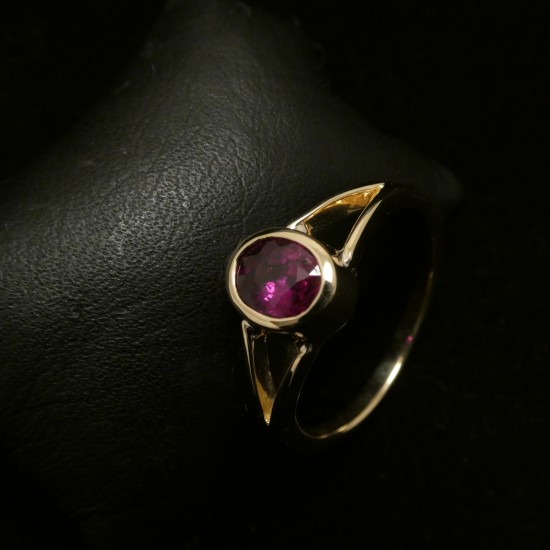 .74ct Natural Ruby, 18ct Gold Handmade Ring - Christopher William ...