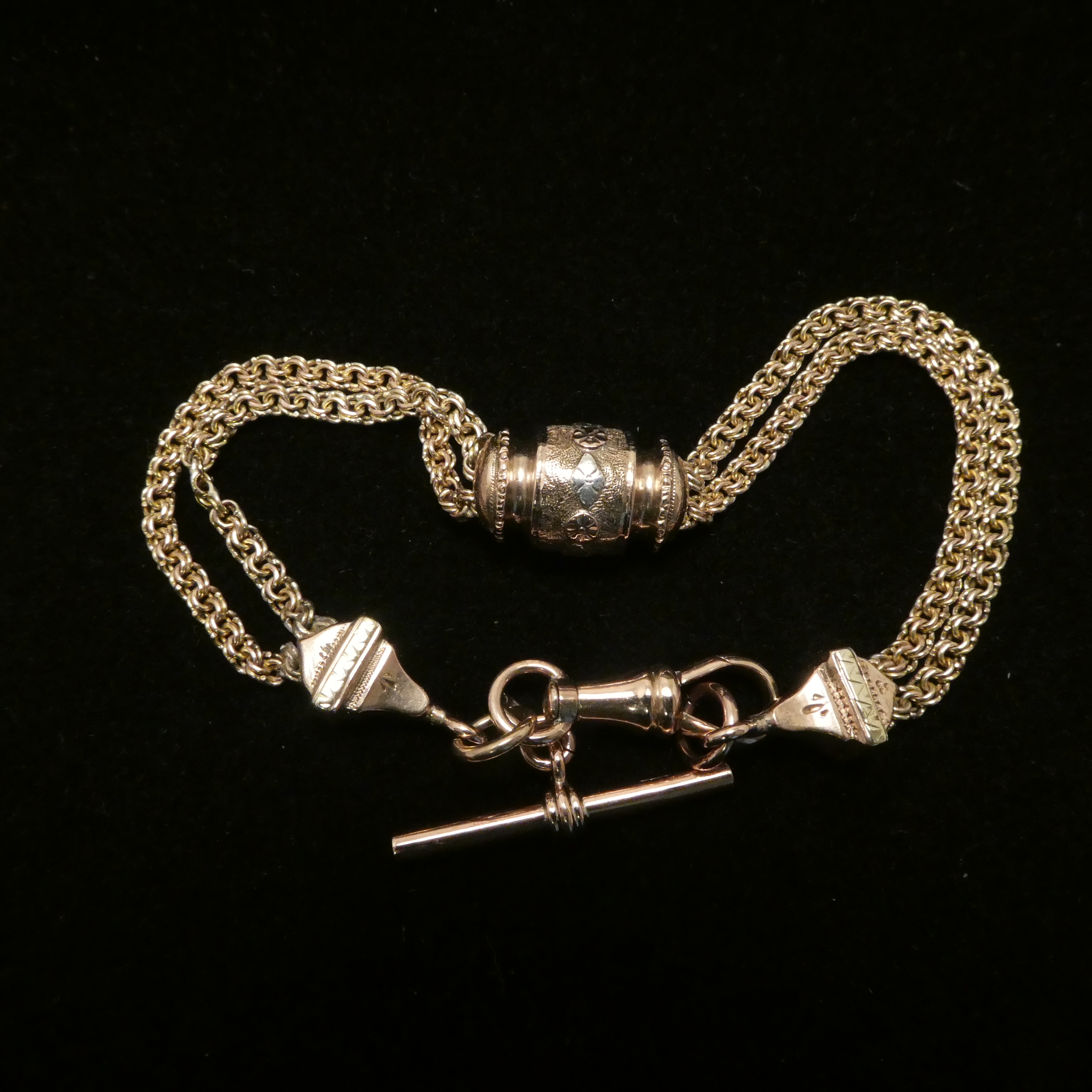 SOLD. Albertina 9ct Gold Bracelet, English Antique - Christopher ...