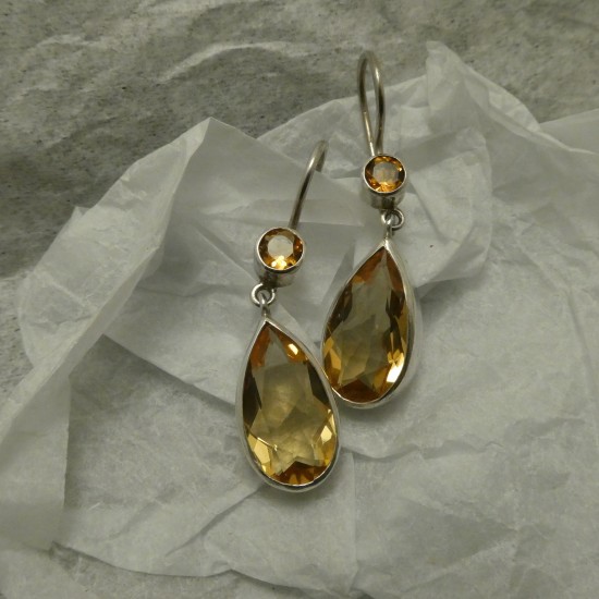 citrines-round-teardrop-hmade-silver-earrings-