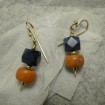 twelve-sided-lapis-old-corals-9ctgold-earrings-10598