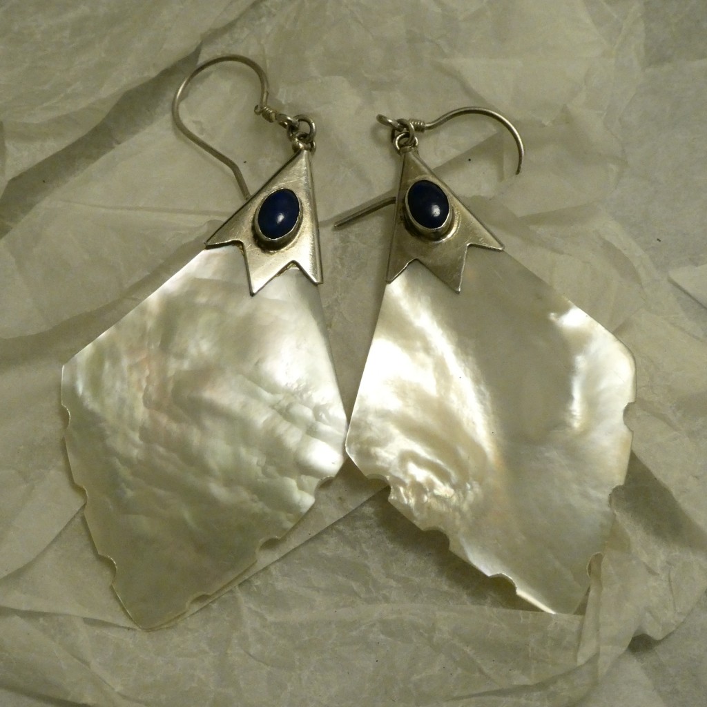Briolette Lapis Lazuli & 18ct Gold Earrings - Christopher William ...